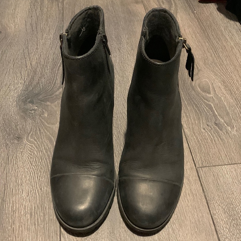 Clarks Black Ankle Boots